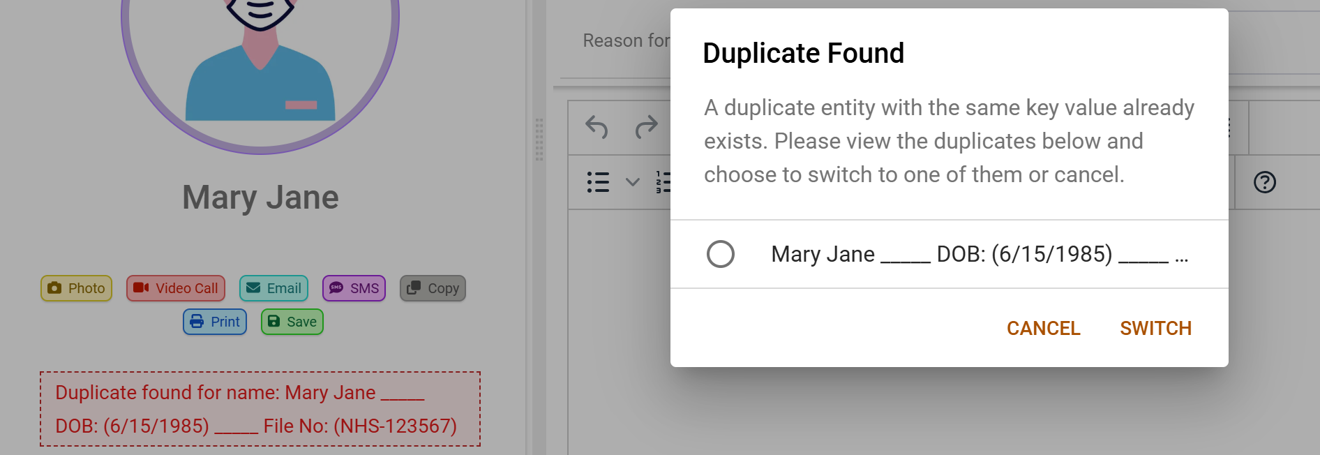 duplicates