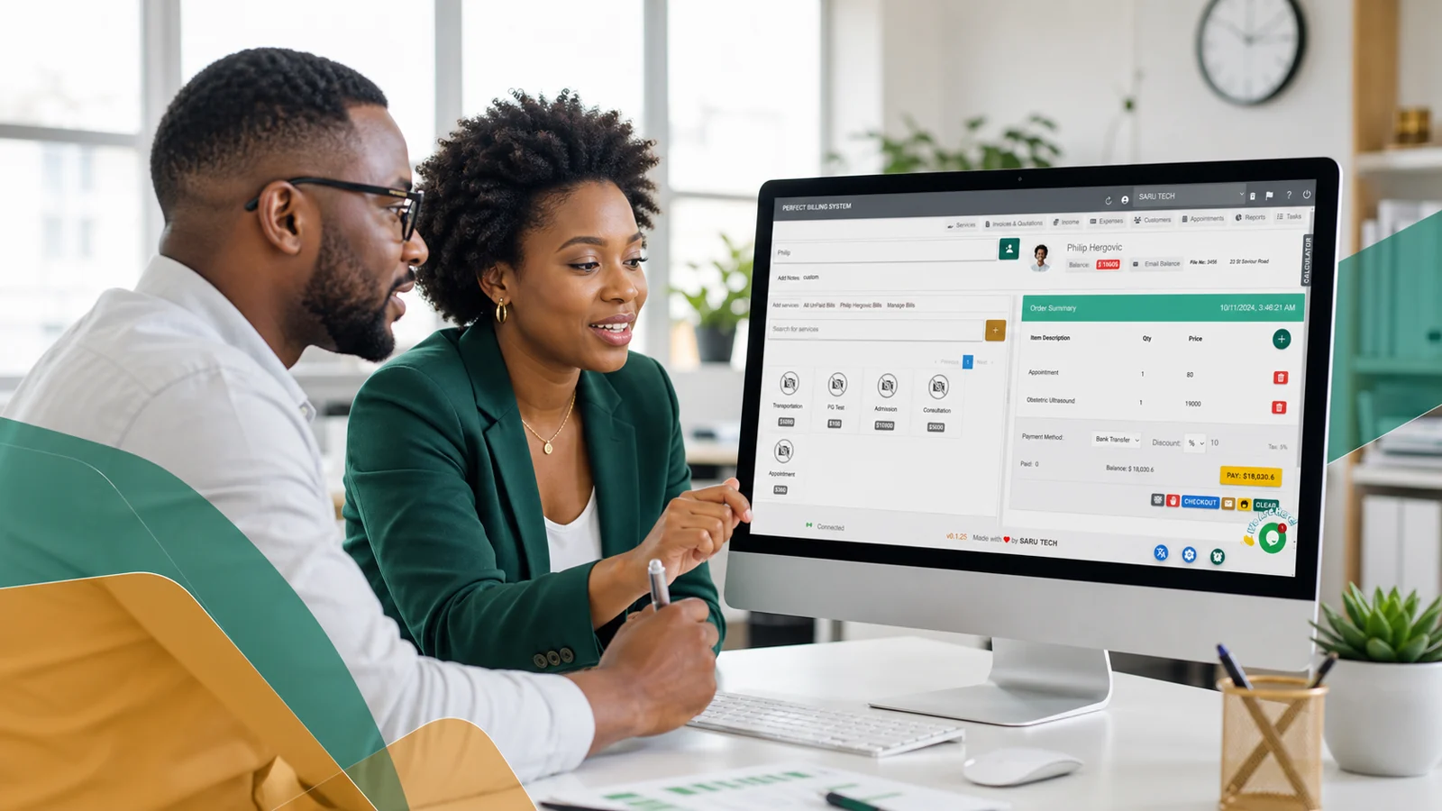 Perfect Billing System in a professional work environment