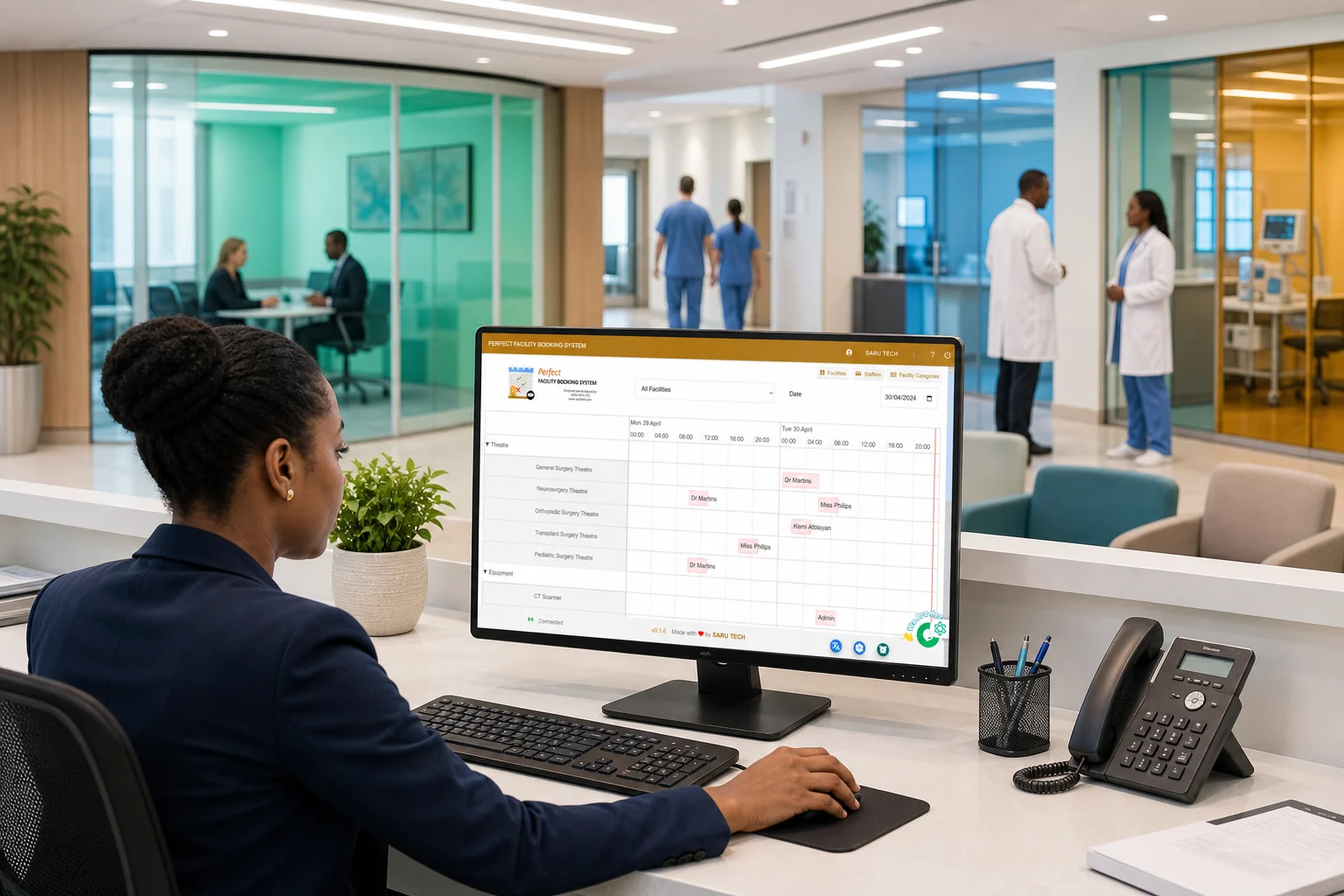 Perfect Facility Booking in a professional work environment