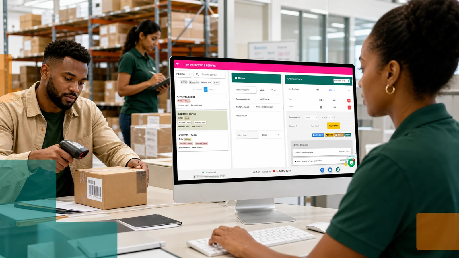 Perfect Inventory Manager in a professional work environment