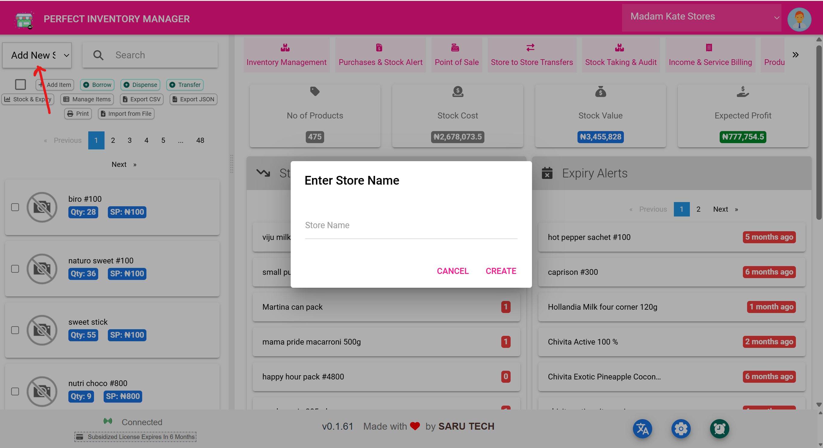 Add New Store