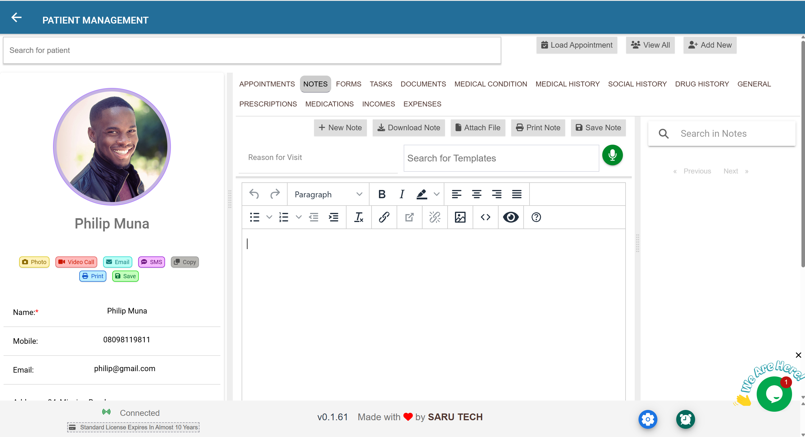 Patient Management Integration
