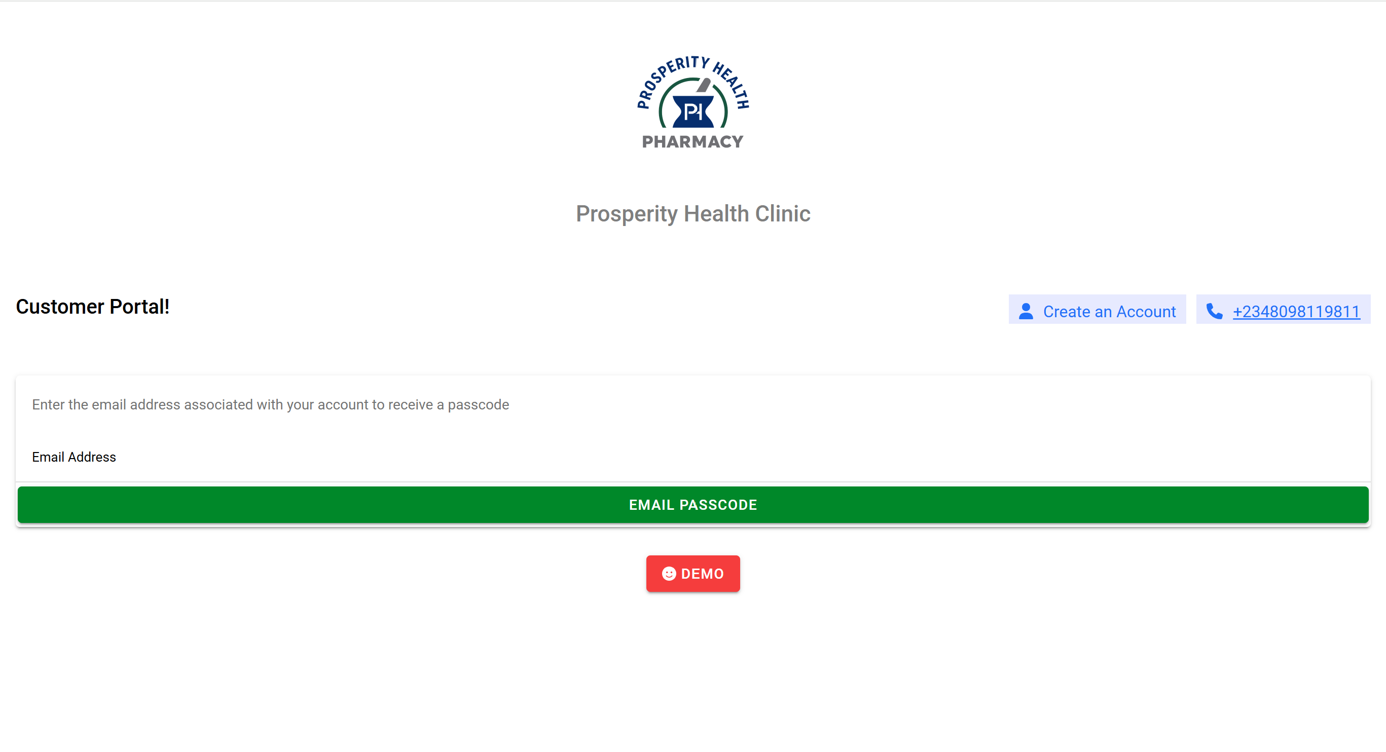 Patient Portal Login