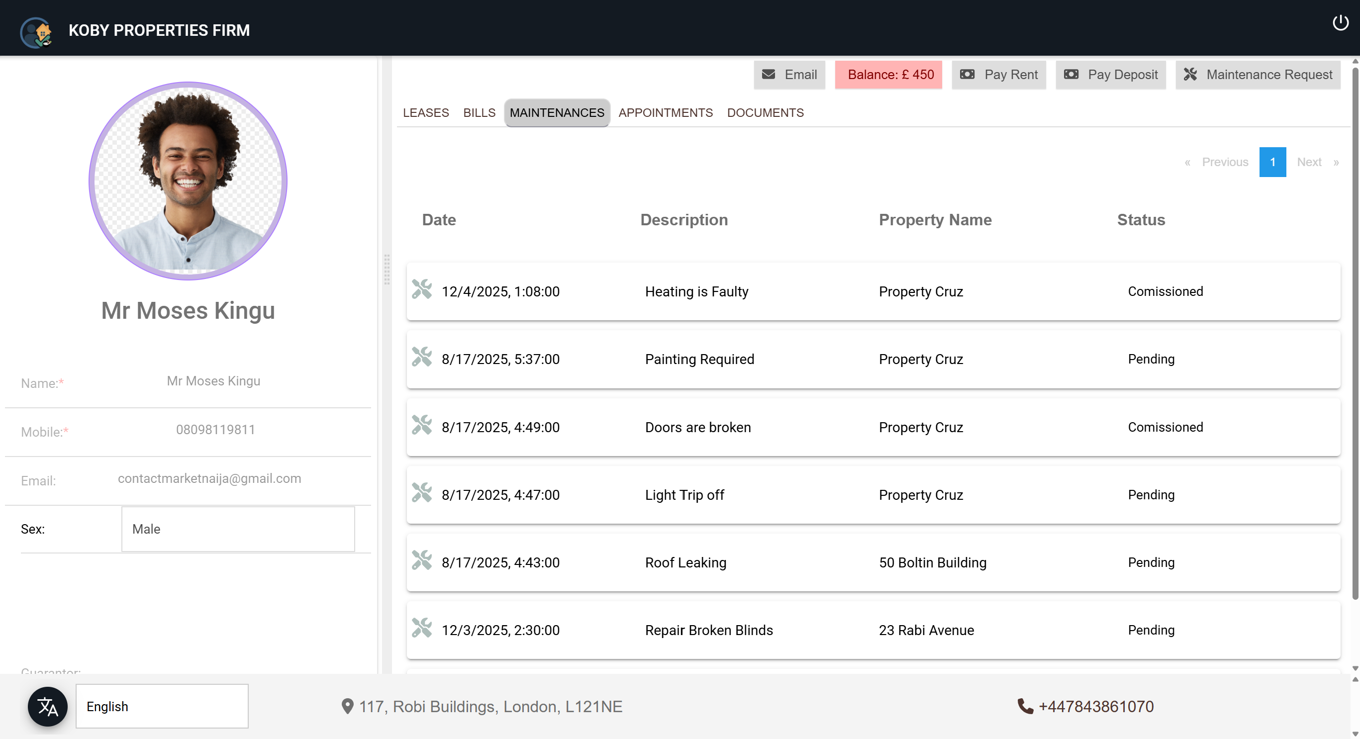 Tenant Portal Signing