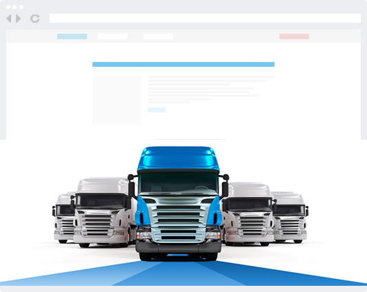 TRANSPORT COMPANY SOFTWARE(Desktop Only) shown in a professional work environment